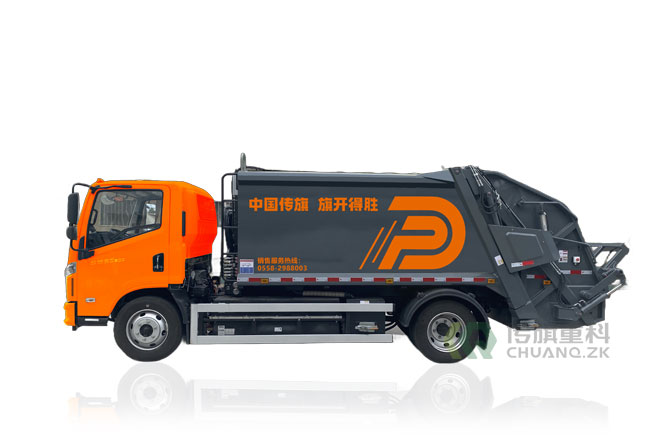 传旗重科牌 CQH5180ZYSSXBEV纯电动压缩式垃圾车