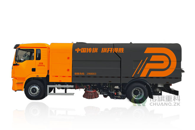 传旗重科牌CQH5180TXSSBEV纯电动洗扫车