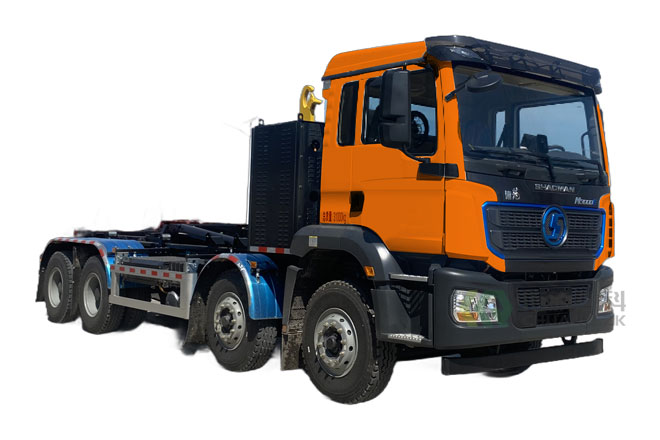 传旗重科牌31T纯电动车厢可卸式垃圾车